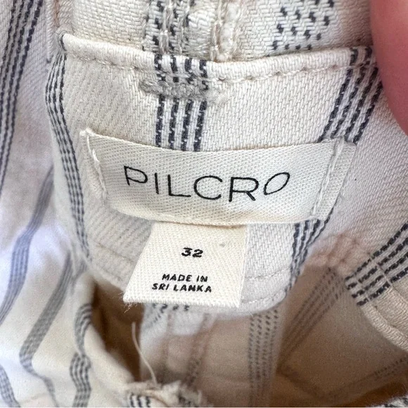 Pilcro Denim Stripe Painter Overalls - Picture 11 of 16